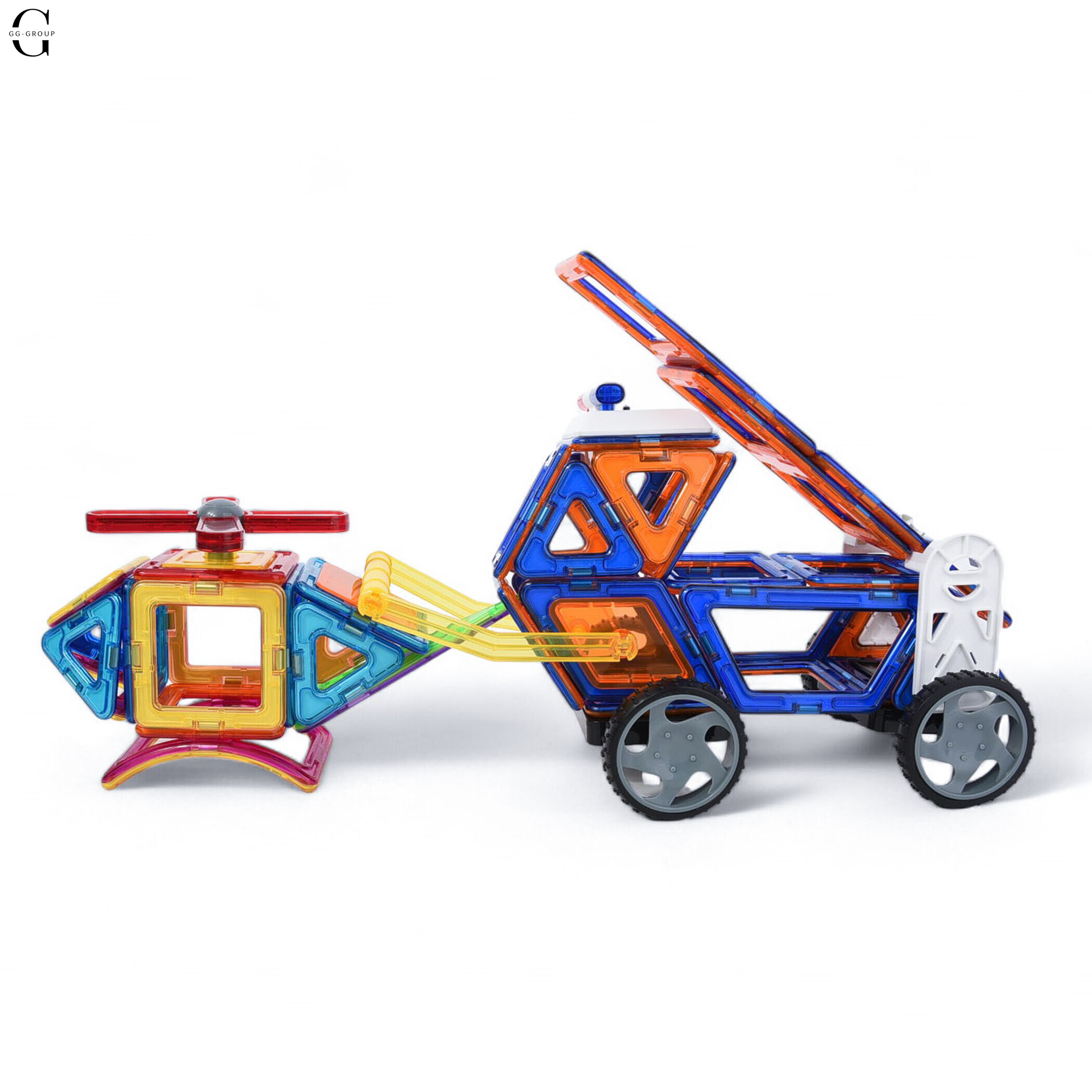 Магнитный конструктор 78 деталей танспорт Magnit/Magical/LIMO TOY